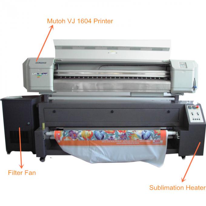Принтер крытого epson ткани сублимации многофункциональный 1.6M для рекламировать печать флага 0