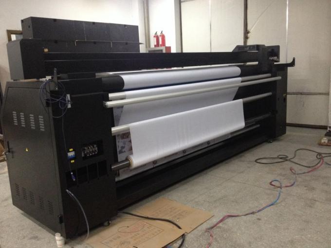 Крытая печатная машина ткани цифров большого формата 380V для флага автомобиля 1