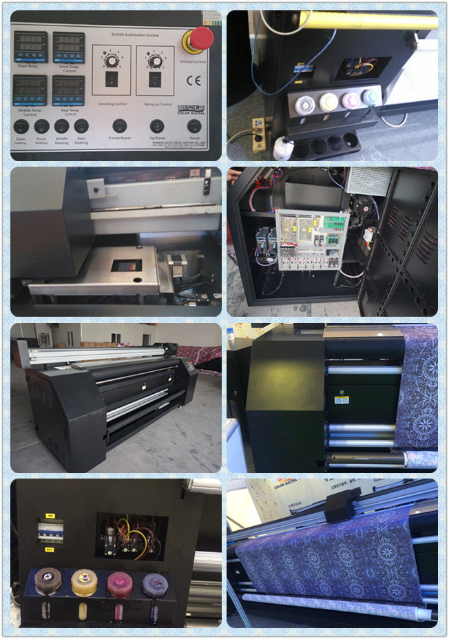 Печатная машина ткани цифров компьютерного управления сигнализирует поставку чернил принтеров печатания непрерывную 1