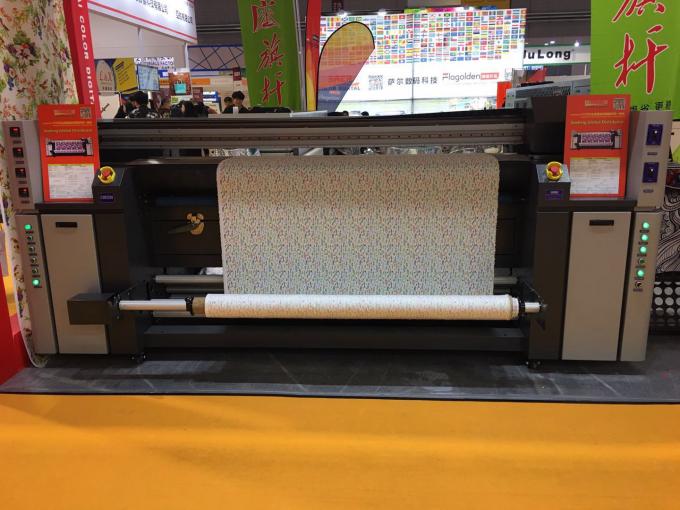 Печатание сублимации печатной машины ткани 3 цифров головы печати струйное 0