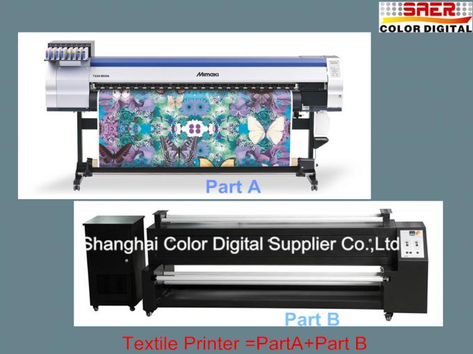 Крен для того чтобы свернуть принтер разрешения печатной машины 1440дпи флага высокоскоростной струйный 0