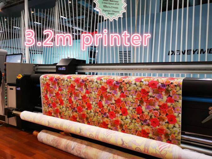 Печатная машина сублимации цифров большого формата хлопает вверх принтеры ткани флага 3