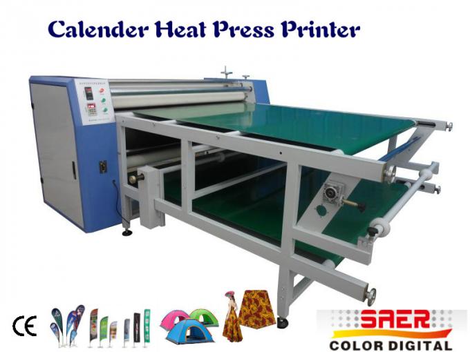 Роторная печатная машина календаря передачи 1.8m для ткани 2