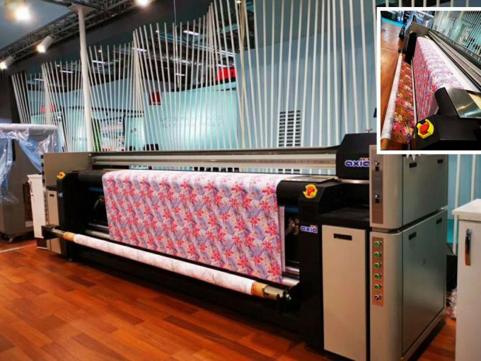 Технология печатной машины ткани цифров сублимации 1800DPI Piezo 1
