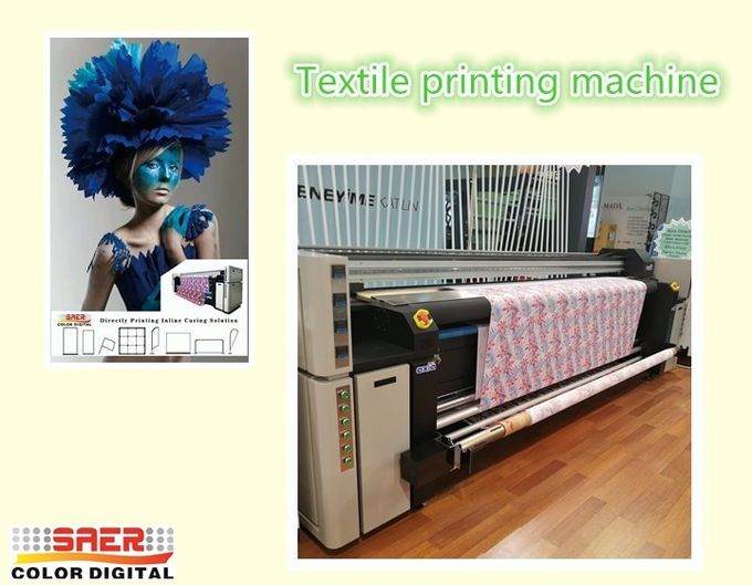 Стабилизированный крен принтера сублимации Эпсон, который нужно свернуть сразу печатает для ткани полиэстера 4