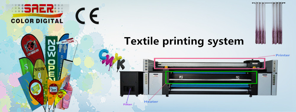 Печатная машина ткани цифров
