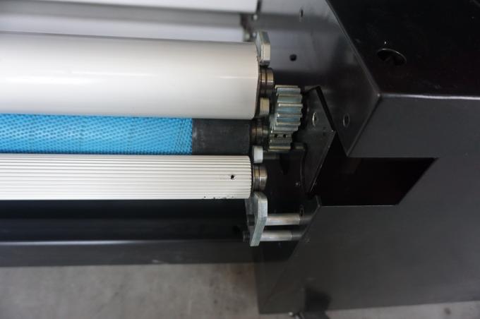 Двойная машина сублимации краски полиэфира сублимации CMYK 1.8m для принтера тканья 0