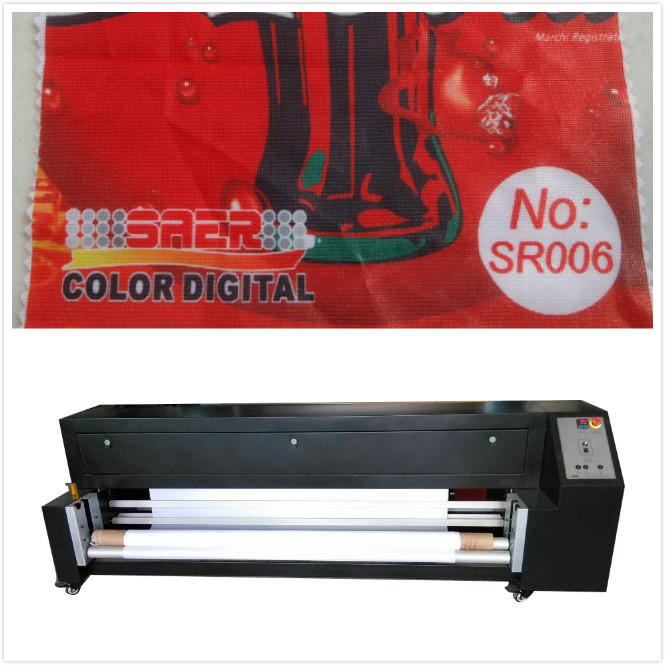 машина сублимации краски 1800MM высокоскоростная для рекламировать стол автомобиля Flags топление 1