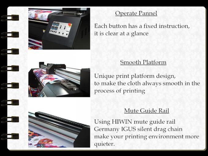 Непрерывная печатная машина ткани цифров поставки чернил с чернилами водного/рассеивания 4