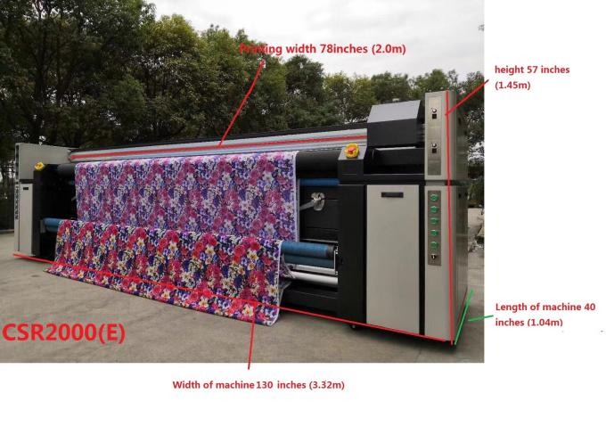Крен ранга печатной машины ткани сублимации цифров автоматический для того чтобы свернуть тип плиты 1