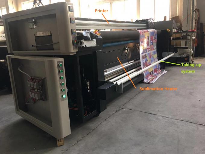 Точная ширина печатания печатной машины 2300мм Макс ткани цифров с нон-стоп ходом 2