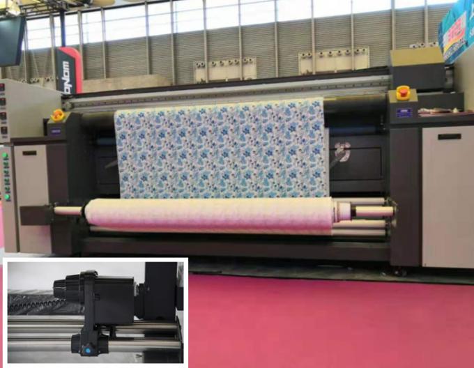 Печатная машина большого формата печатной машины ткани цифров хлопко-бумажной ткани 0
