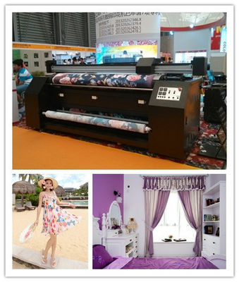 Машинное оборудование печатания тканья двойного принтера печатающей головки Epson Dx7 безшумное