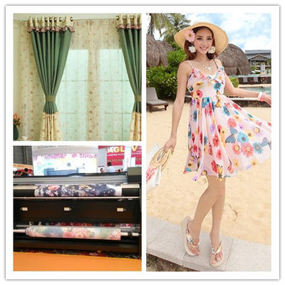 Печатные машины цифров тканья прокладчика 1400dpi ткани большого формата