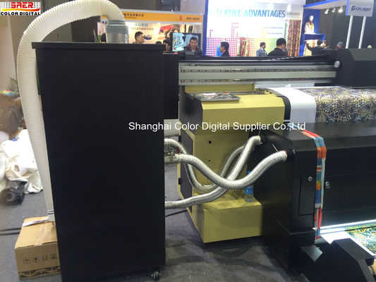 Напольное сразу обслуживание печатания тканья хлопает вверх принтер с головкой печати 4 Epson