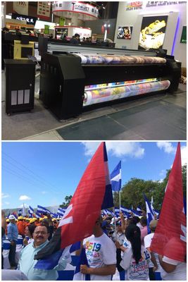 Принтер печатной машины хлопко-бумажной ткани/ткани хлопка цифров с чернилами пигмента