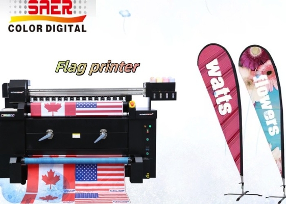1.2M I3200 Главы Sublimation Direct Printing Digital Textile Flag Printer Машина для печати флагов из текстиля
