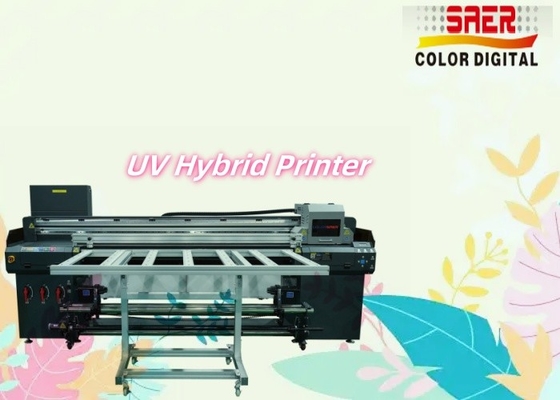 SAER 1.8M Digital UV Hybrid Printer с переплёнкой на переплёнку