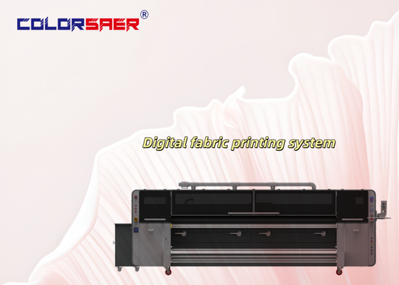 SAER High-End Large Format 3200mm Digital Textile Printing System Ткань в 4 цветах или 8 цветах