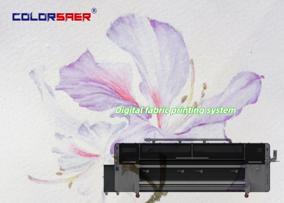 Большой формат 126 дюймов промышленный класс 4 шт. KJ4B-QL Print Head Digital Textile Printer для хлопчатника и полиэстера