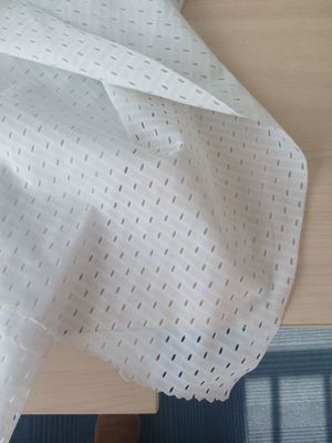 Белая ткань печатания цифров для одежды занавеса с чернилами сублимации краски