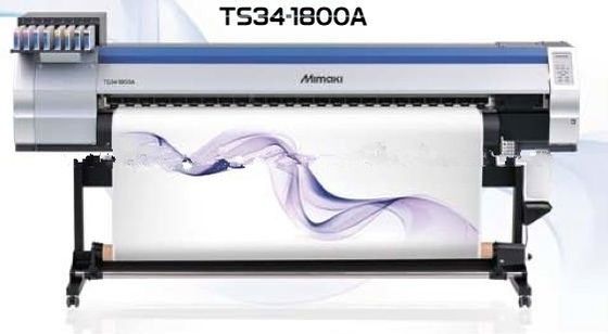 Машина тканья Mimaki TS34-1800 цифров для свертывает вверх печатание ткани, печатную машину флага