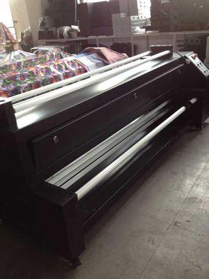 Работа оборудования 2500MM сублимации краски длинноволновой части инфракрасной области с принтером