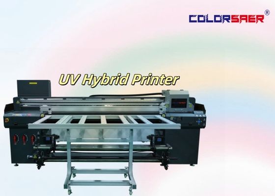 6ft New Technology UV Plotter Roll to Roll & Flatbed UV Hybrid Printer  Color+white+color+Varnish