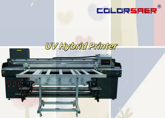 Roll to Roll & Flatbed Printing UV Hybrid Printer for Poster Advertisement Electronic Decorations Materials Craft