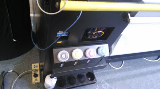 Двойная печатная машина ткани цифров головки печати DX7 для делать флага