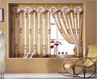 Белая ткань печатания цифров сатинировки полиэфира для делать занавеса