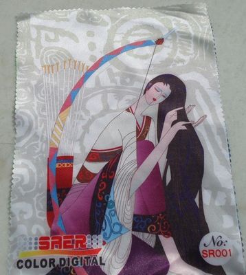 100% покрынная ткань печатания цифров полиэфира для делать скатерти