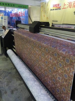 Печатная машина сублимации Эпсон главная цифров для изготовленного на заказ цвета КМИК двойника 4 ткани