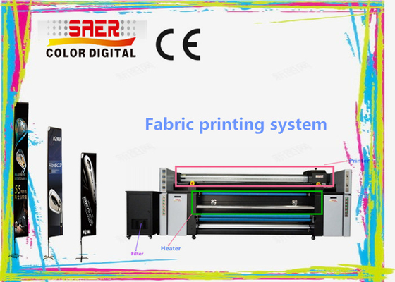 Многоцветная двойная CMYK текстильная сублимационная печатная машина / печатный станок