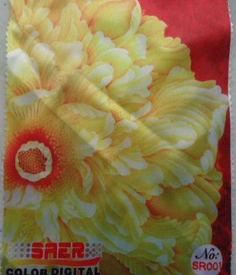 ткань печатания цифров полиэстера покрытия ширины 162км белая для домашнего украшения