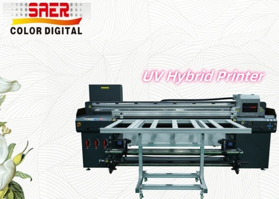 SAER Flatbed And Roll to Roll Гибридная UV стикерная стеклянная печать