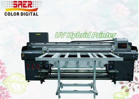 SAER UV Plotter высокоразрешительная печатная головка широкого формата Roll to Roll и плоскостепная УФ-гибридная печатная машина