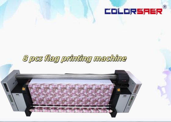 Автоматический класс CMYK Сублимационный струйный график Большой флаг Ролик Ролик Цифровой принтер Машина 720dpi