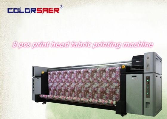 Цветовая SAER I3200 Цифровая текстильная печатная машина Флаг баннер Полиэстер ткань Мрасный краситель Сублимационный принтер