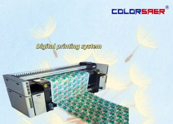 Широкоформатный плоттер сублимационный принтер с 4 печатающими головками I3200 для печати на полиэфирных и хлопчатобумажных тканях