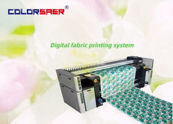 Высококачественный многофункциональный 4-цветный или 8-цветный текстильный плоттер SAER с системой обогрева и полным комплектом с пигментными или сублимационными чернилами