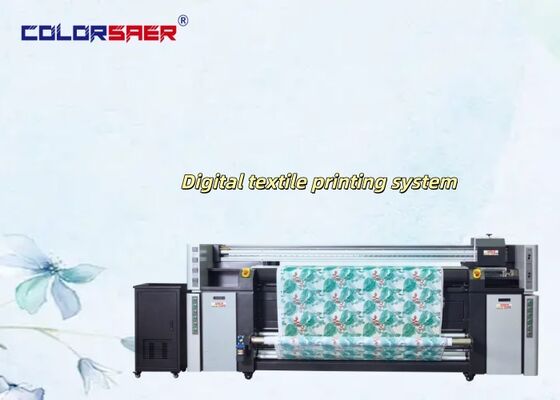Конкурентоспособная цена 2 м или 3,2 м, возможность настройки Широкоформатный рулонный текстильный принтер 4 или 8 печатающих головок