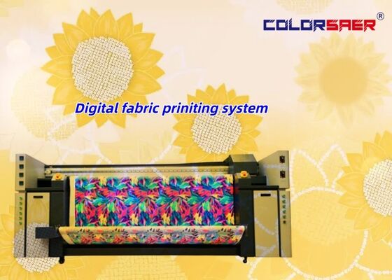 Конкурентоспособная цена 2 м или 3,2 м, возможность настройки Широкоформатный рулонный текстильный принтер 4 или 8 печатающих головок