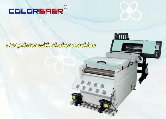 Машина для печати DTF прямой на пленку большого формата с порошкообразующей машиной 60 см для одежды и футболки DTF Ink