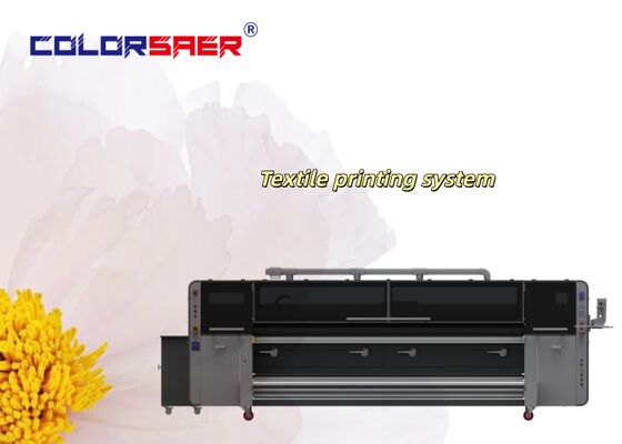 Высококачественная SAER COLOR Digital Fabric Cotton & Polyester печатная машина с печатной головкой 4 или 8 шт.