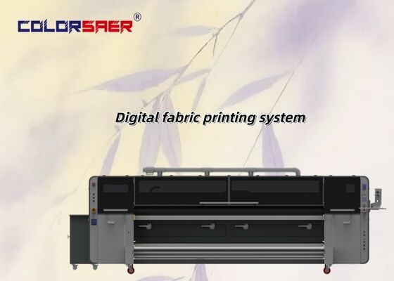 Автоматическая высокоскоростная система текстильной печати с печатающей головкой KJ4B-QL для плоттера для ткани и цифрового текстильного принтера