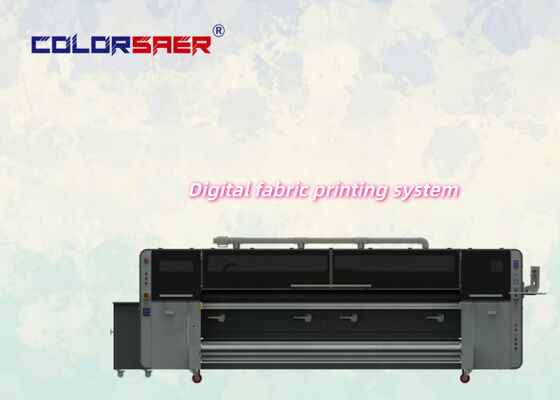 3.2m SAER COLOR Digital Direct to Fabric Sublimation Printer с I3200 4pcs & 8pcs Print Head Textile Plotter для полиэстерной и хлопковой тканей