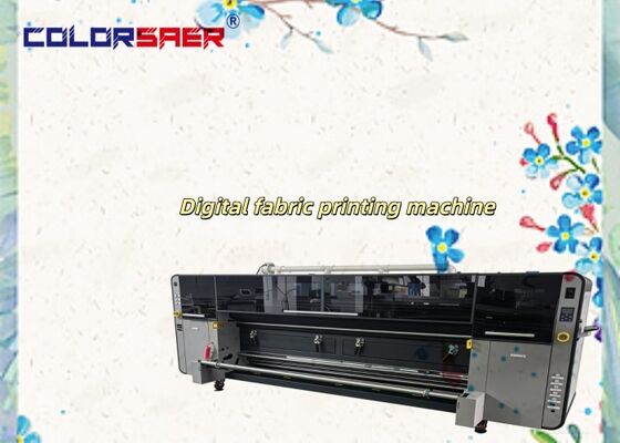 SAER Color 4 & 8 шт. I3200A1 Print Head 3,2 м Все в одном Рекламная высокоцветная струйная печатная машина цифрового флага
