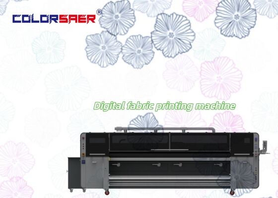 SAER High-End Large Format 3200mm Digital Textile Printing System Ткань в 4 цветах или 8 цветах