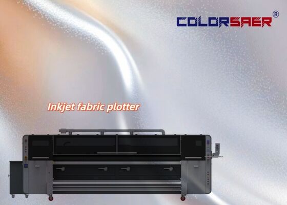 Multi-Color Fabric Printing Machine SAER CSR3200 Large Format Textile Printing System for Polyester & Cotton Materials